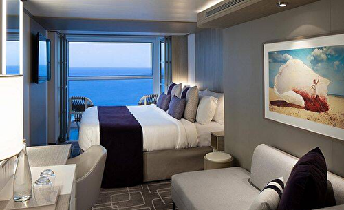 Edge Stateroom with Infinite Veranda